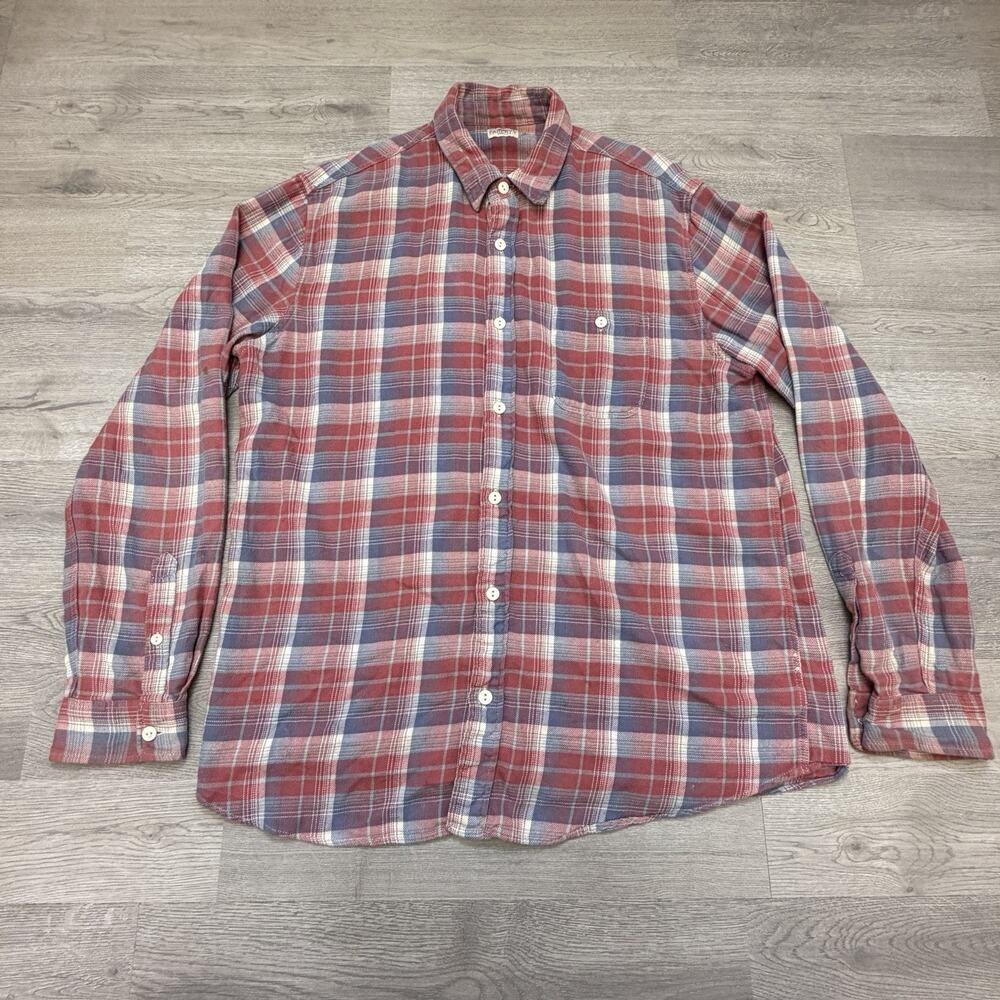 Faherty Flannel Long Sleeve Button Down Multicolor Men’s Size Large Soft